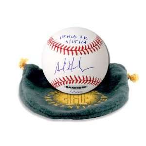 Adrian Gonzalez Autographed Baseball Inscribed 1st MLB HR   4/25/04 