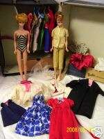 Vintage 1958 Bubble Cut Barbie Midge Dresses & More  