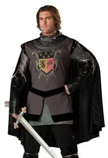 Mens Medieval Knight Adult Renaissance Fair Fancy Dress Costume  