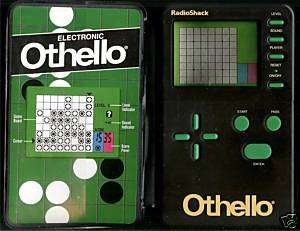 RADIO SHACK OTHELLO ELECTRONIC HANDHELD TRAVEL LCD TOY GAME BOARDGAME 