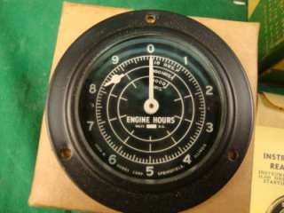 New Old Stock AA5338R John Deere Clock Style Hour Meter  