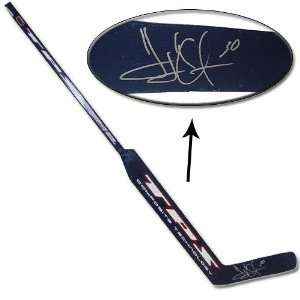 Henrik Lundqvist Detroit Red Wings   Autographed TPS Game Issued 