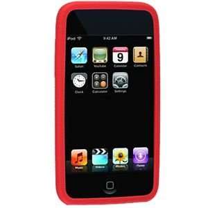   Apple iPod Touch 2G/3G Silicone Case (Red)  Players & Accessories