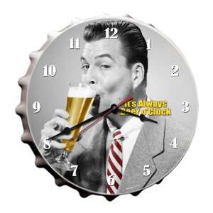  Beer OClock Food and Drink Clock