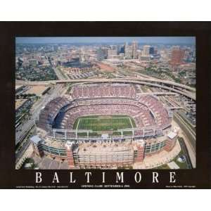  Baltimore Raven Stadium Poster Print First Game