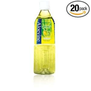   Kiwi Flavored Aloe Drink with Real Aloe Pulp, 16.9 Ounce (Pack of 20