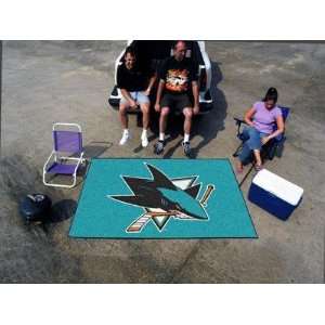 San Jose Sharks 5X8 ft In/Out Door Ulti Mat Area Rug/Carpet  