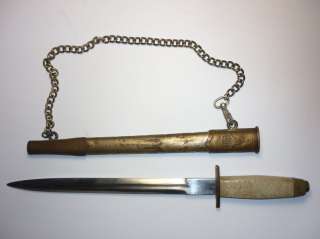 WWII Bulgarian Army Officer Parade Dagger Dirk  
