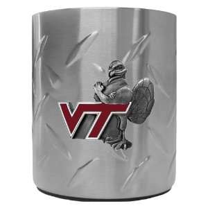 com Virginia Tech Hokies Diamond Plate Beverage Holder   NCAA College 