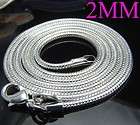 WHOLESALE Free ship Silver Plated unisex Jewelry Snake Chain necklace 