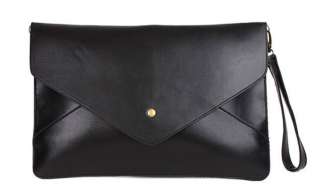 envelope oversized tote purse leather clutch hand shoulder bag 