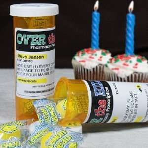   Pharmacy Personalized Birthday Prescription Bottle Set Toys & Games