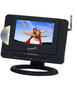 PORTABLE LCD TV BUILT IN DVD PLAYER, USB/SD AC/DC  