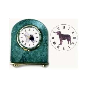  Irish Wolfhound Marble Arch Clock, 2.5 Inches Tall