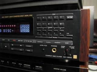 VINTAGE Sony CDP C90ES High End 10 disc CD Player / Changer  