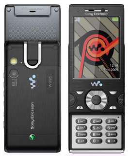 NEW SONY ERICSSON 3G W995 8MP GPS WIFI BLACK CELL PHONE  