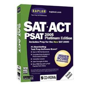  Kaplan SAT/ACT/PSAT 2005 Platinum Software