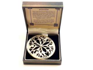   Celtic Pewter ORDER OF THE THISTLE Brooch Pin     