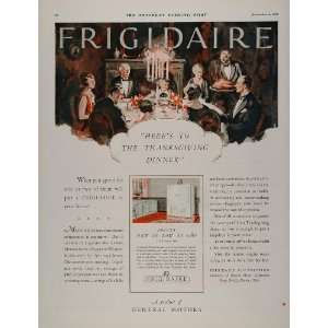   Frigidaire Thanksgiving Dinner   Original Print Ad