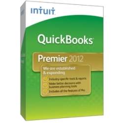 Intuit QuickBooks 2012 Premier   Complete Product   1 User   