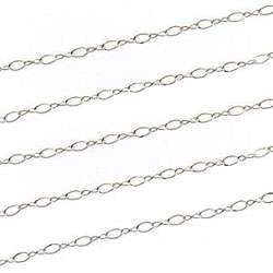   Silver Figure Eight 2 mm Chain Bulk By The Foot  