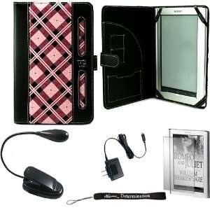 Pink Plaid Protective and Reinforced Portfolio Jacket Cover Carrying 