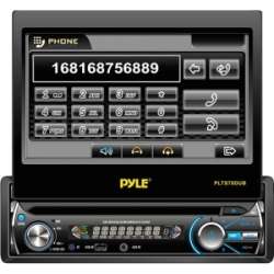 Pyle PLTS78DUB Car DVD Player   7 LCD   Single DIN  