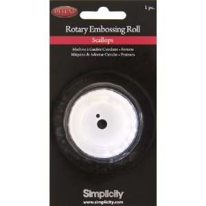  Simplicity Deluxe Embossing Machine Roll, Scallop Arts 