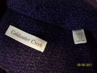 Description Nice and thick, wool blend vest by Coldwater Creek. If 