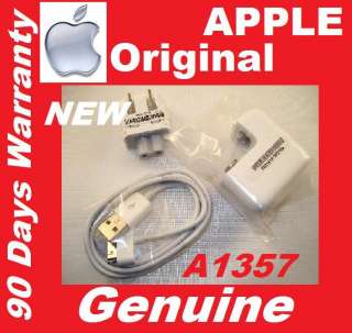 Apple iPad 10W USB Power Adapter Charger A1357 + Cord  