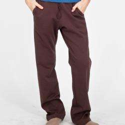 American Apparel Mens California Fleece Brown Slim Fit Pants 