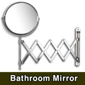 Arm Extension Wall Mount Mirror Chrom Bathroom Mirror  