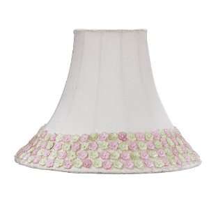  Pink/Green Flower Border Medium Lamp Shade