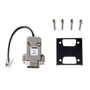 Flow meter mounting kit, 4 wire cable between GFM RJ11 andTIO 9 pin D 