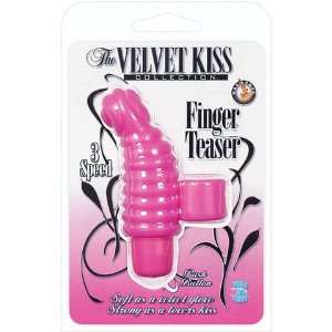  Velvet kiss finger teaser   pink