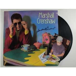 Marshall Crenshaw Autographed Record Album