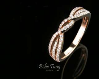 T090001R2 18K750 Rose Gold Diamonds Ring  