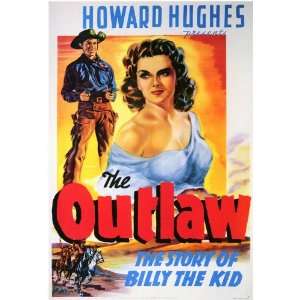 The Outlaw Movie Poster (11 x 17 Inches   28cm x 44cm) (1941) Style D 