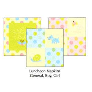 Precious Wonders Luncheon Napkins For Boy Baby Shower  