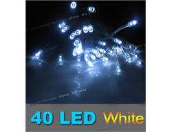   40 Pure White LED AA BATTERY String Fairy Light Xmas Party Supplies
