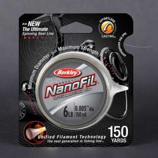 NEW Berkley® NanoFil Uni Filament Fishing Line 1lb  