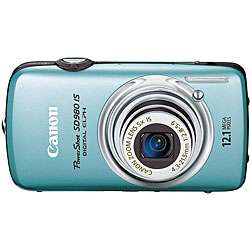 Canon PowerShot SD980IS 12MP Blue Digital Camera  