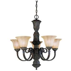 Savoy House 1 1019 5 40 Athena 5 Light Single Tier Chandelier in 