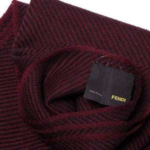 FENDI Authentic 100% Wool Scarf Made in Italy $320.00  