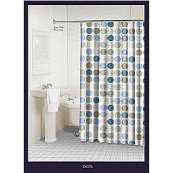 Dots Polyester Shower Curtain  