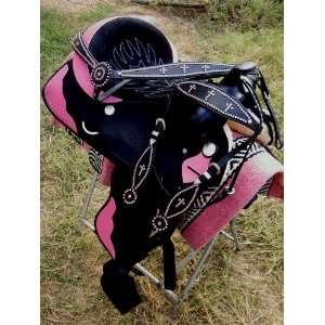  Pink Cordura Hairon Saddle 