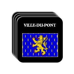  Franche Comte   VILLE DU PONT Set of 4 Mini Mousepad 