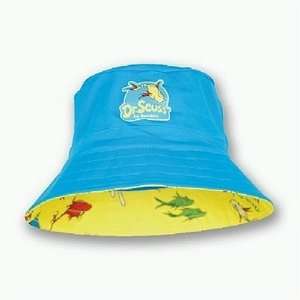  Sun Protective Bucket Hat   Yellow/Blue Medium Baby
