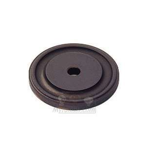     Round backplate with concentric circles 1 1/4   Oil Rubbed Bronze
