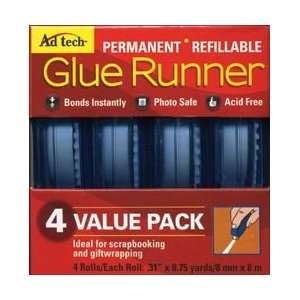    New   Permanent Glue Runner 4/Pkg by Ad Tech Arts, Crafts & Sewing